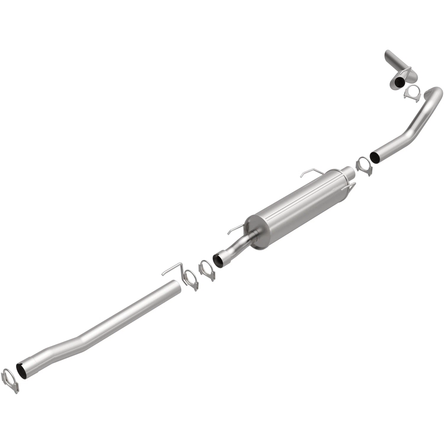 Fits 2006-2009 Dodge Direct-Fit Replacement Exhaust System 106-0525